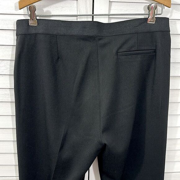 Ivanka Trump Ankle Pants Size 10 Black Stretch - Picture 6 of 10